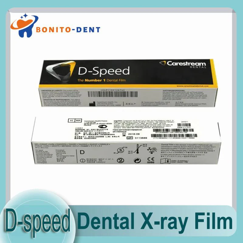 

1 Box Dental X Ray Film Good Quality Carestream Intraoral Kodak D-speed Film Dentistry Materials