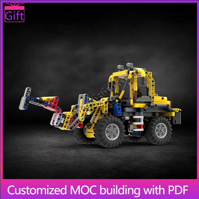 567 أجزاء Moc City Engineering المدمجة رافعة عجلات نموذج التكنولوجيا اللبنات الإبداعية للأطفال ألعاب تعليمية الهدايا #1