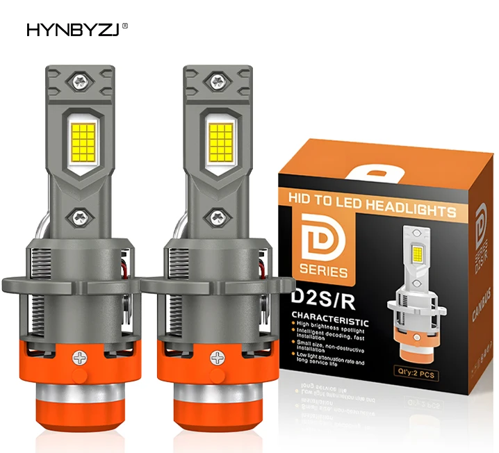 

Mini D2S D4S D1S D3S LED Headlight Bulb Canbus Wireless D2R D4R Car Lights HID Xenon 1:1 Turbo Led Auto Light Headlamp