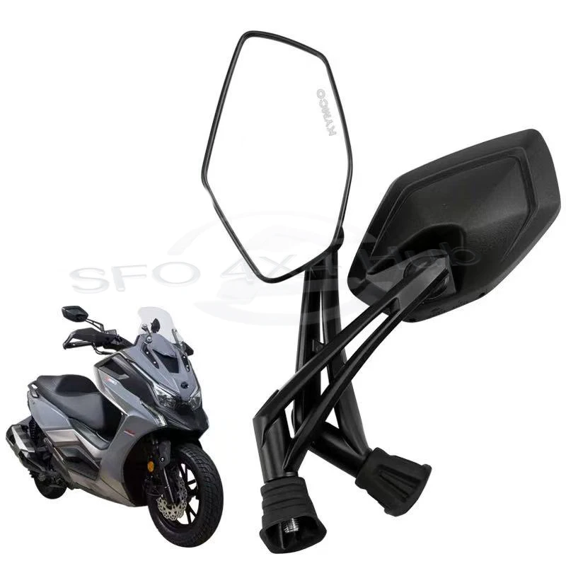 

Оригинальное зеркало заднего вида для KYMCO XCITING S350 Xciting CT300 CT250 L300, детали для скутера HD, широкое поле зрения с пылезащитным кожухом