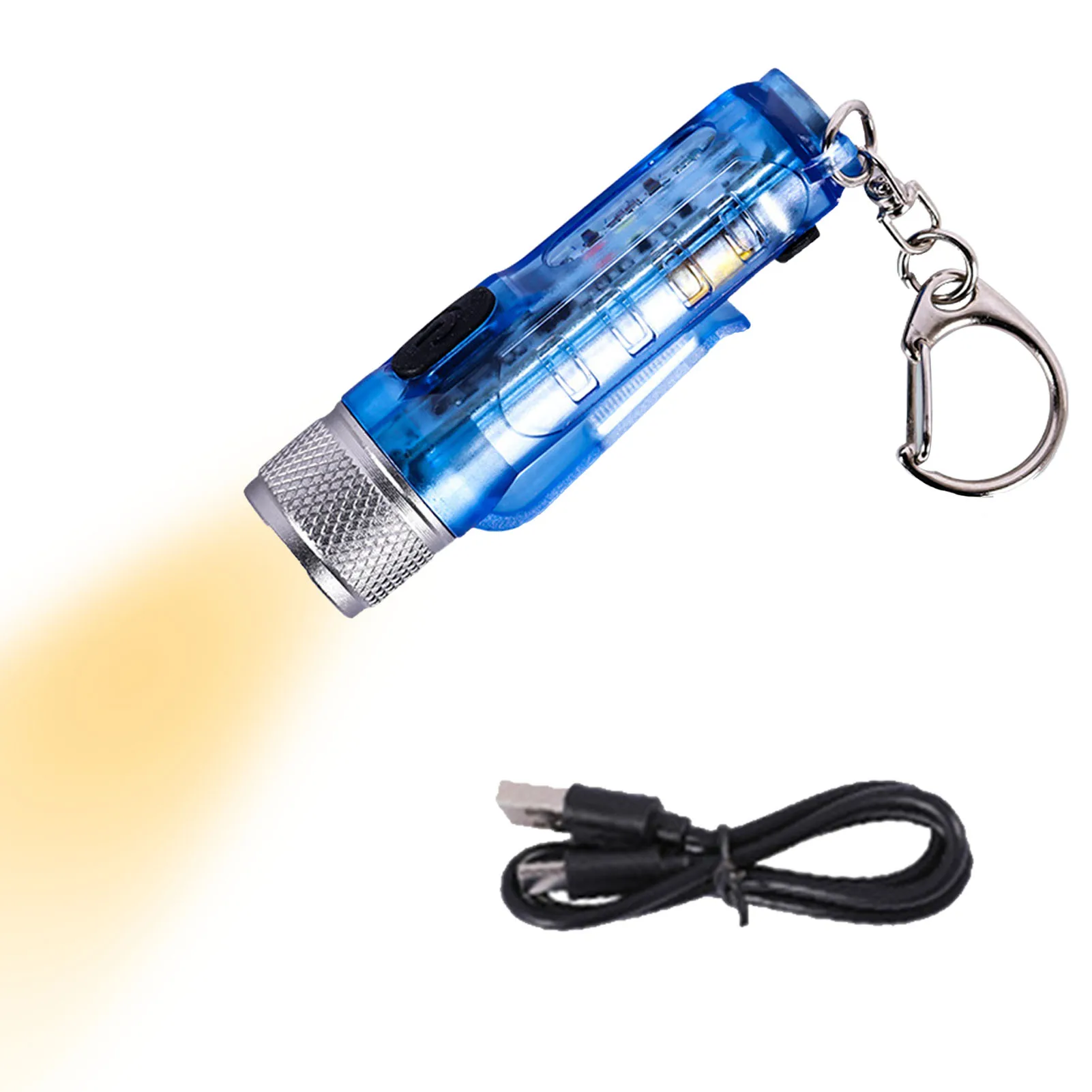 Keychain Flashlight Keychain Flashlights Small LED Flashlight Magnet Handheld Pen Light High Lumens For Camping Outdoor Portable