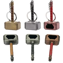 Thor Hammer shaped Bottle Opener Keychain Style Kitchen Small Tool Birthday Gift Beer Bottle Opener
