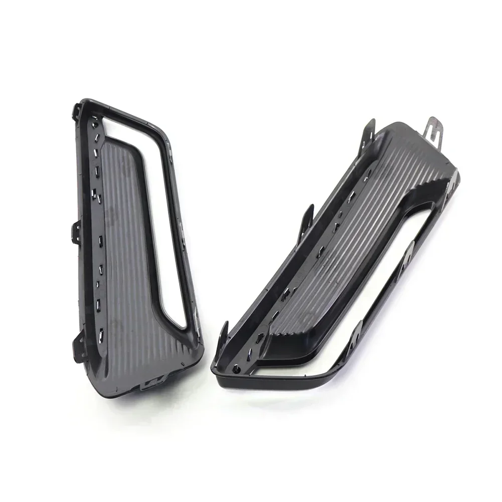 

Enhance the Look of Your Vehicle with Black & Chrome LH RH Kit Pair for New Front Driving Fog Light Lamp Bezel