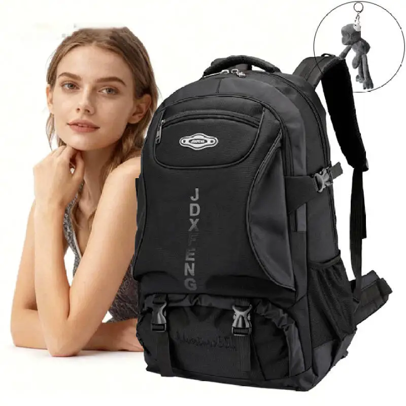 Outdoor 65L Large Capacity Wear Resistance Waterproof Backpack Men Women Trekking Camping Mountaineering Travel Luggage Bag