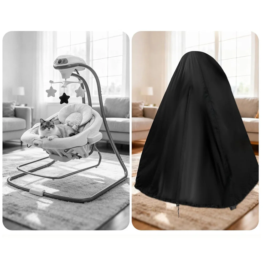 

Водонепроницаемый прочный чехол из оксфордской ткани для детских качелей, пылезащитный, для безопасности младенцев, 61*69*92 см и 82*78*97 см