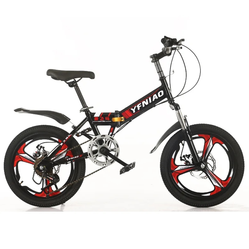 SELFREE-Foldable Mountain Bicycle for Children Dual Disc Brake Shifting Bike 6-14 Years Old 18 20 22 Inch 2023 Dual Disc Brake