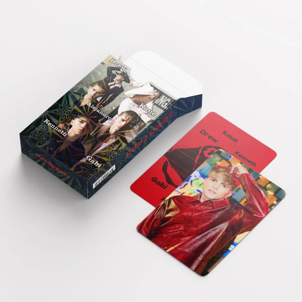 92Pcs/Set Idol Boys SANTOS BRAVOS New Series Lomo Cards And Stickers Postcards Drew Kaue Alejandro Gabi Kenneth Fan Collect Gift