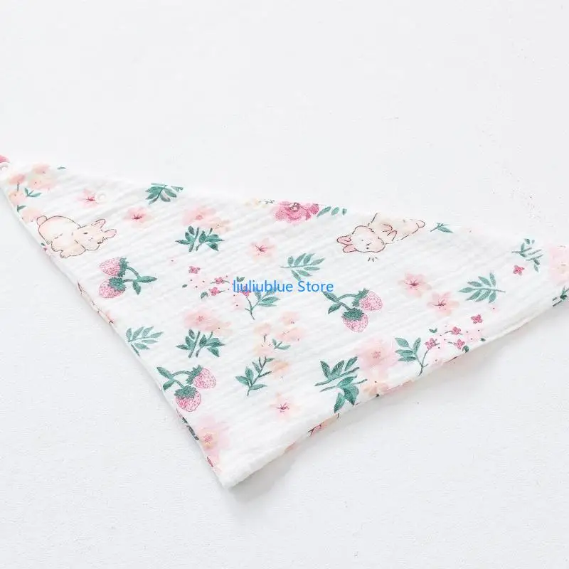 1 قطعة لطيف لينة تغذية الطفل لعاب المرايل منشفة لعاب الأطفال مثلث وشاح باندانا مريلة من القطن للطفل الفتيات الفتيان 62CF #3
