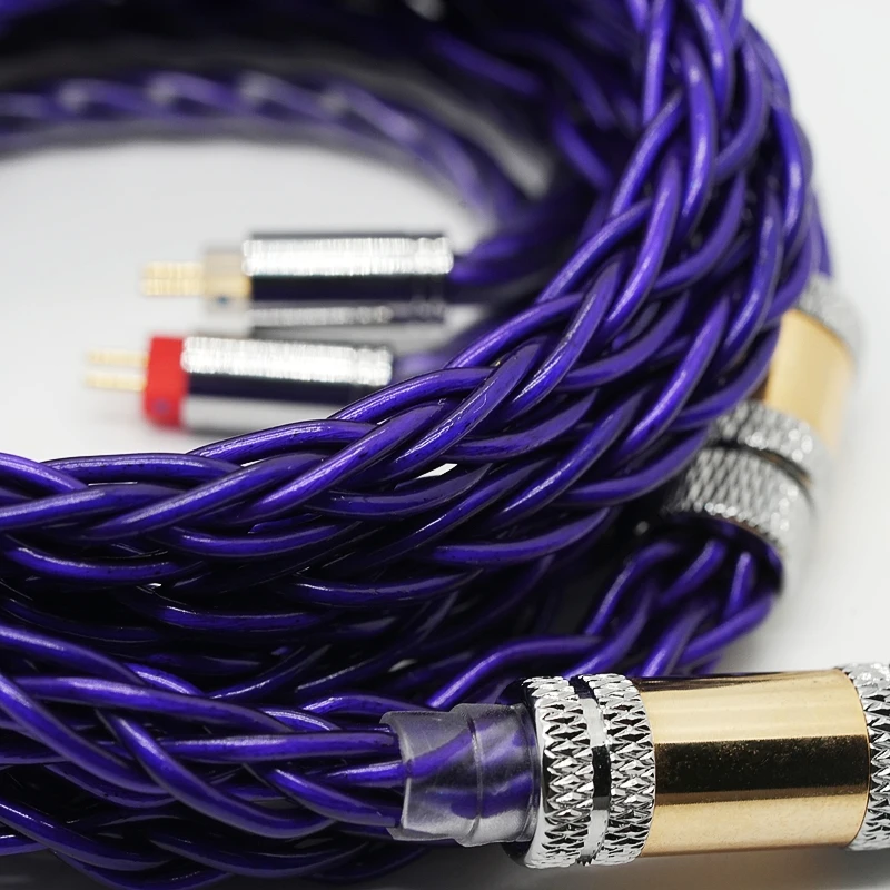 XINHS S60 Purple Phoenix 8-Wege-Kopfhörer-Upgrade mit hochreinem, versilbertem Palladium und der gleichen Klangqualität wie S06 – Detail 5