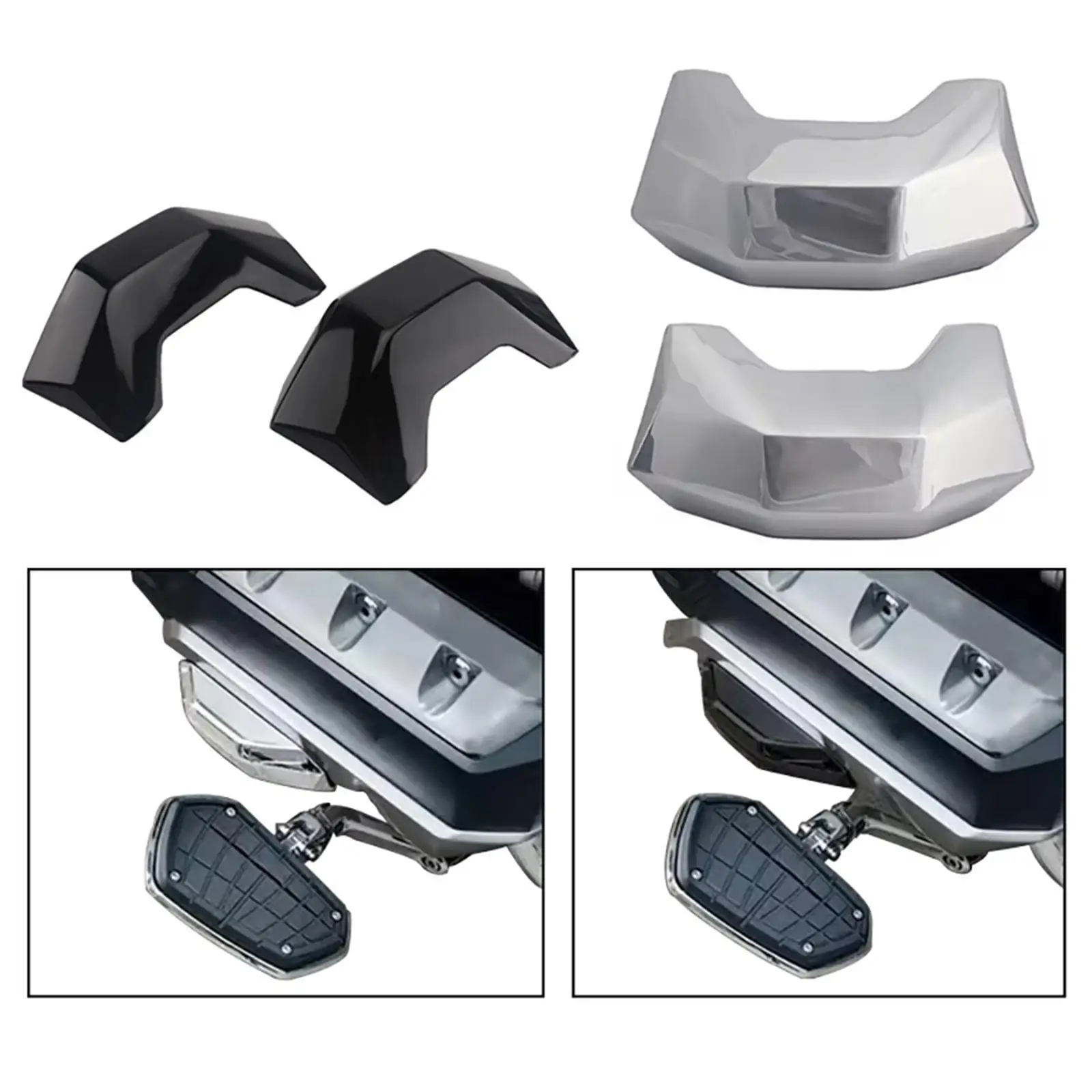 

Motorcycle Front Engine Shroud Replacement ABS Durable Repair Kit for Honda Gold Wing GL