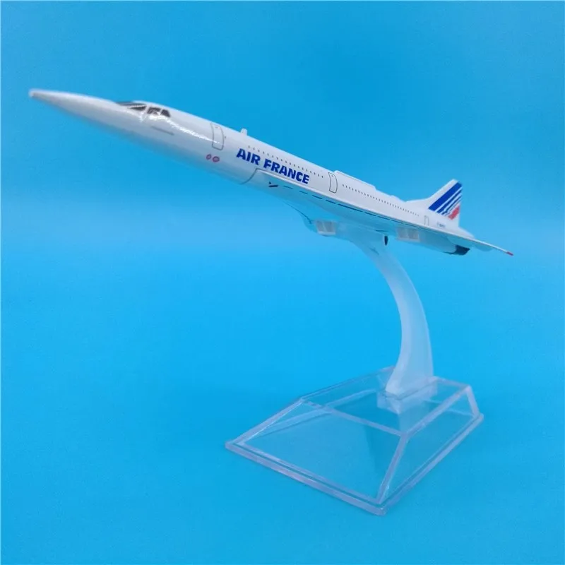 

Новинка 2023 года, 16 см, модель литого под давлением сплава, металлический самолет Air Franch/British Airways Concorde, самолет с базовой коллекцией, подарки