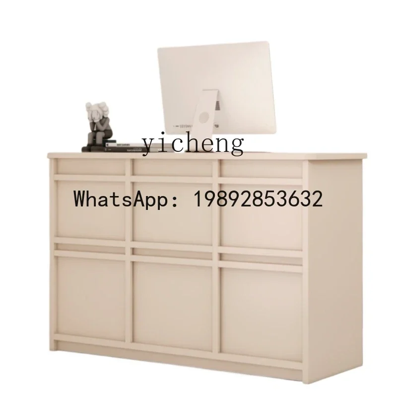 Cashier Shop Small Cashier Counter Simple Modern Counter Reception Desk
