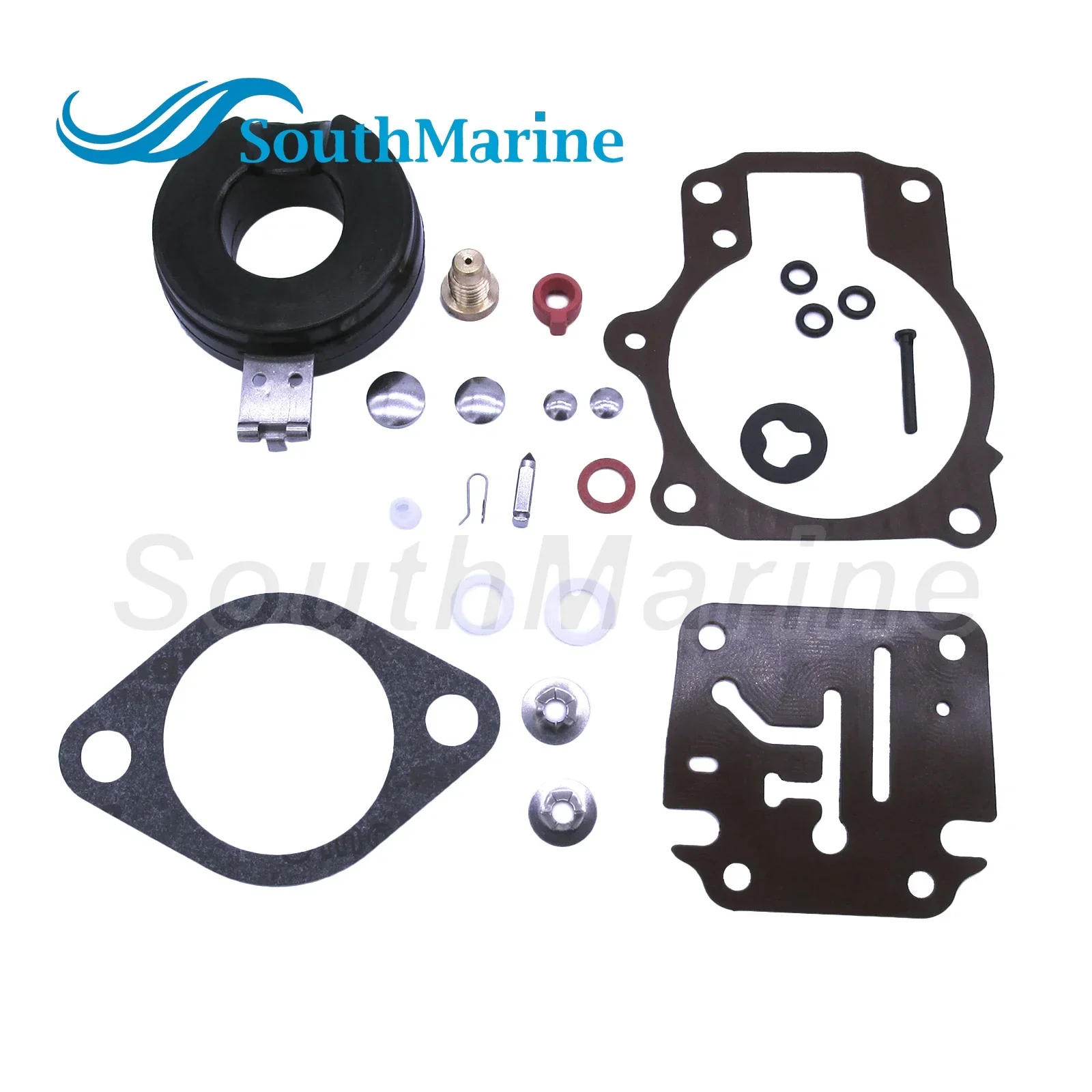 

Ремкомплект карбюратора для лодочных моторов Evinrude Johnson OMC BRP / Mercury 18-7222, 396701, 392061, 398729, 8M6010306 (для двигателей 18-75 л.с.)