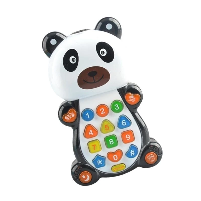 Toddler Music Phone Learning Toy with Cartoon Animal Imagination and Auditory Training Sensory Smartphone Toy