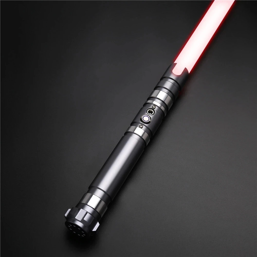 RGB Lightsaber Metal Laser Sword Heavy Dueling 12 Color 5 SoundFonts FOC Blaster Espada Rave Weapon Flashing Toys Sabre De Luz