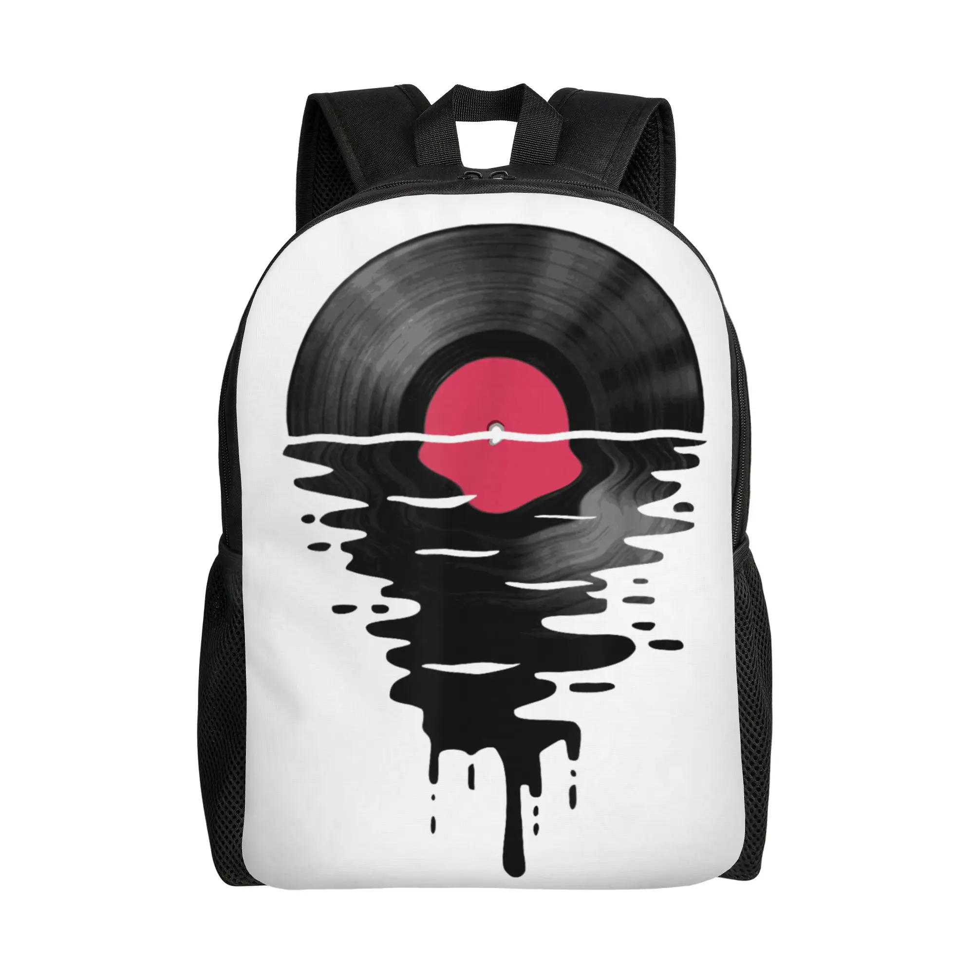 

Vinyl Record Music LP Classic 80s Sunset Backpack Outdoor Backpacks Girl Streetwear High School Bags Designer Large Rucksack
