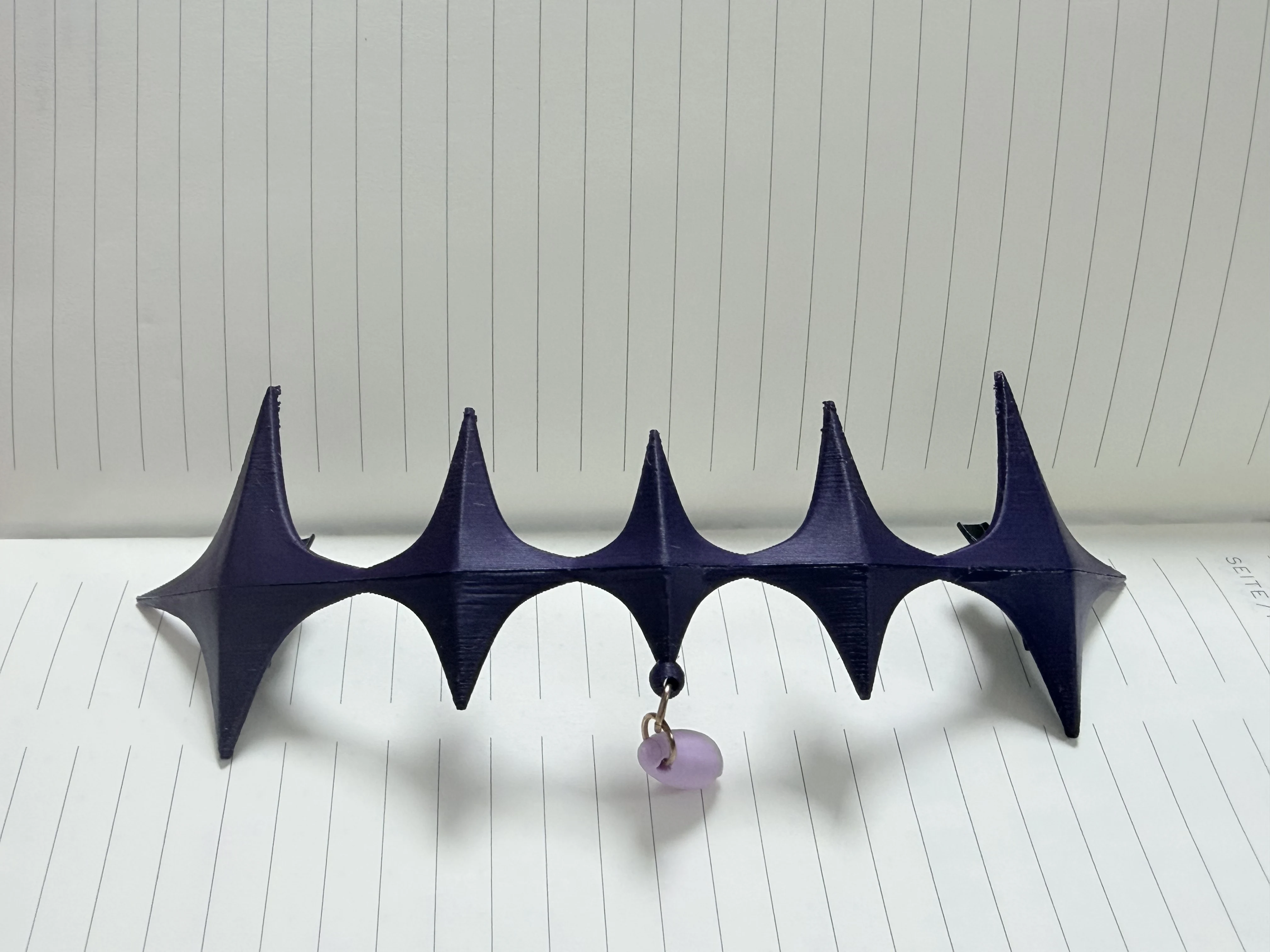 Moria Ruruka Cosplay Prop Headwear Hair Clip Accessory Cosplay Costume For Halloween Party Role Play Props Women view 3