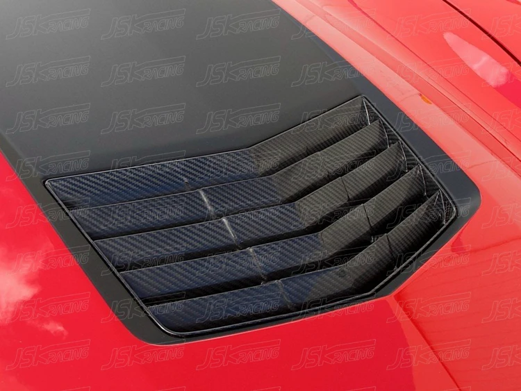 CARBON FIBER HOOD VENT FOR 2015-2017 CHEVROLET C7