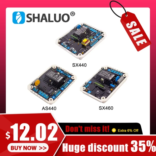 Nuevo generador SX460 SX440 AS440 AVR, regulador de voltaje automático, estabilizador, módulo de Control de excitación, piezas de generador sin escobillas