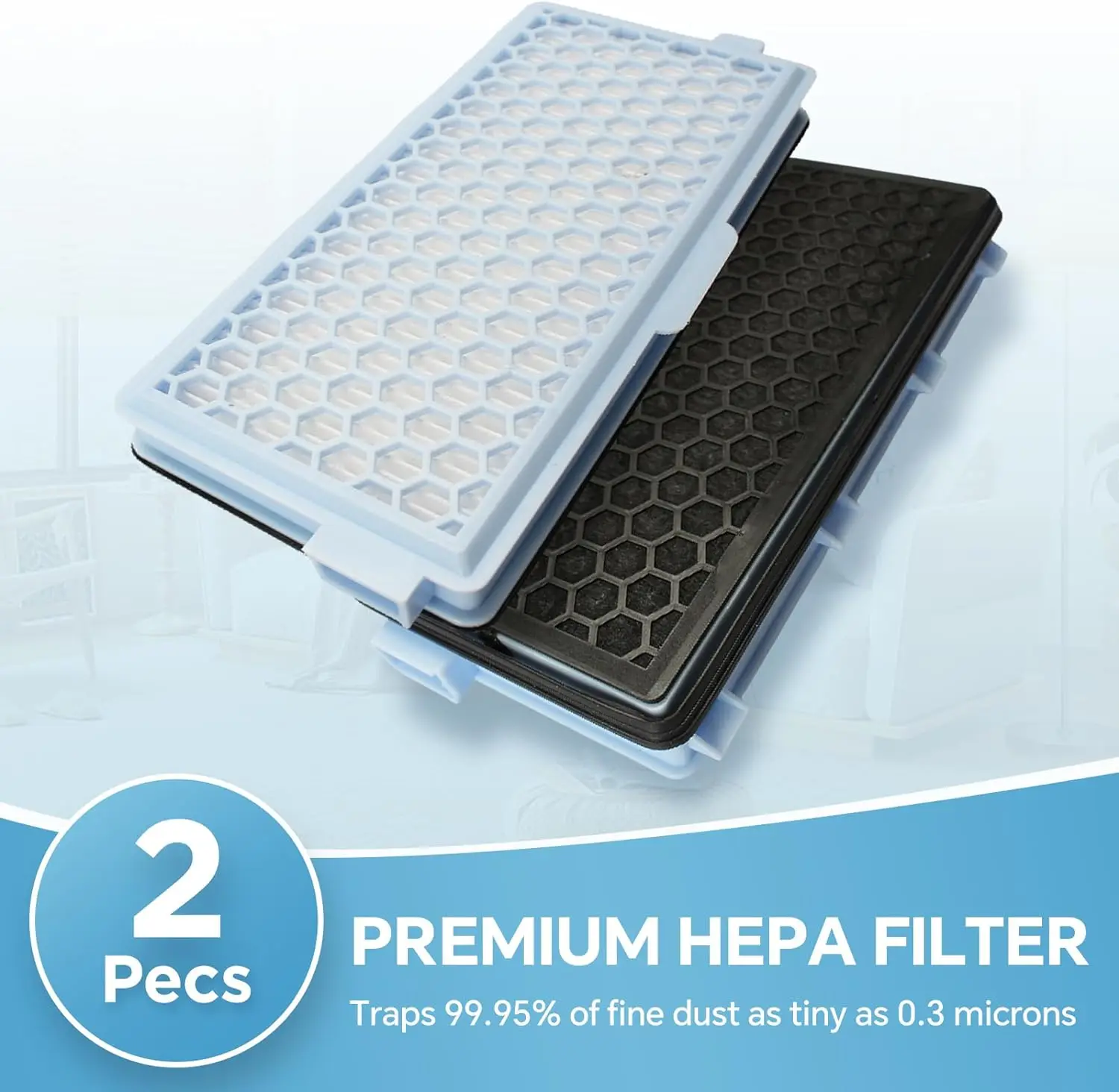 HEPA Filters For Miele SF-AA 50 SF-HA 50 Active Airclean C1 C2 C3 S4 S5 S6 S8 S6000 S8000 S8999 Vacuum Cleaner Replacement Parts