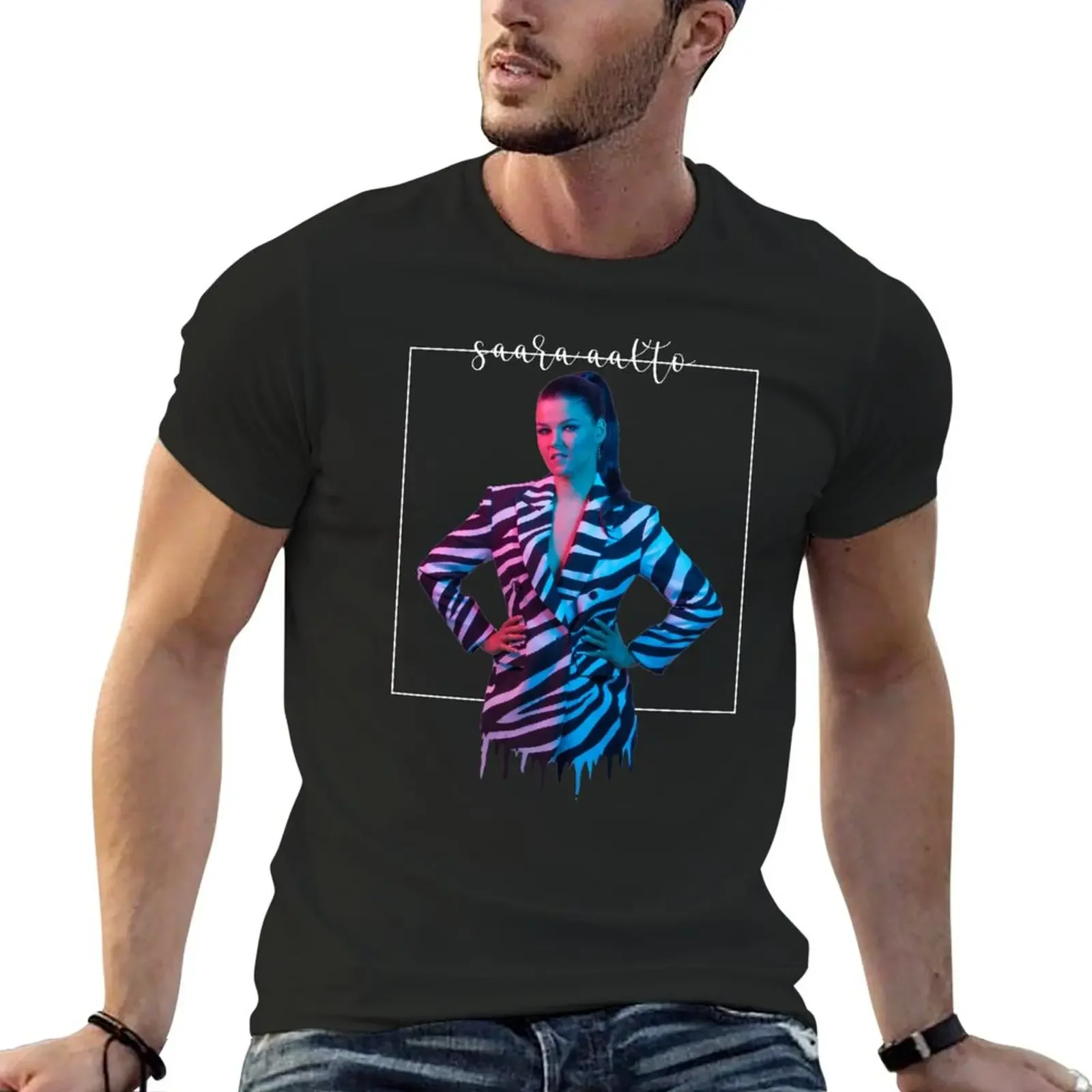 

Saara Aalto - Drip Design T-Shirt anime stuff street wear sublime t shirts for men graphic