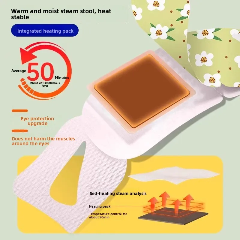 30 máscaras oculares a vapor (3 pacotes) - Terapia térmica para sono e tensão ocular, alívio de bloqueio de luz descartável