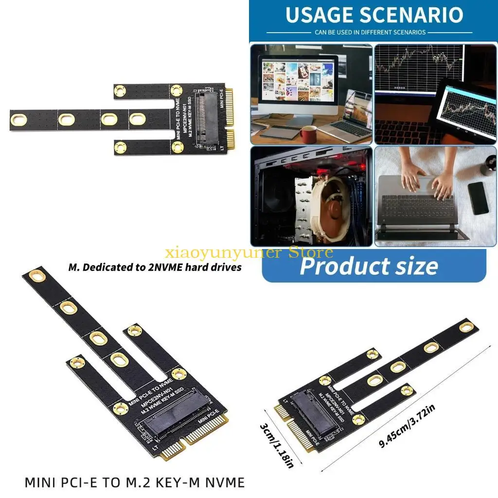

P9JB PCIE to M.2 NVMe Adapter PCIE to M.2 PCIE to NVMe Converter Card Risers