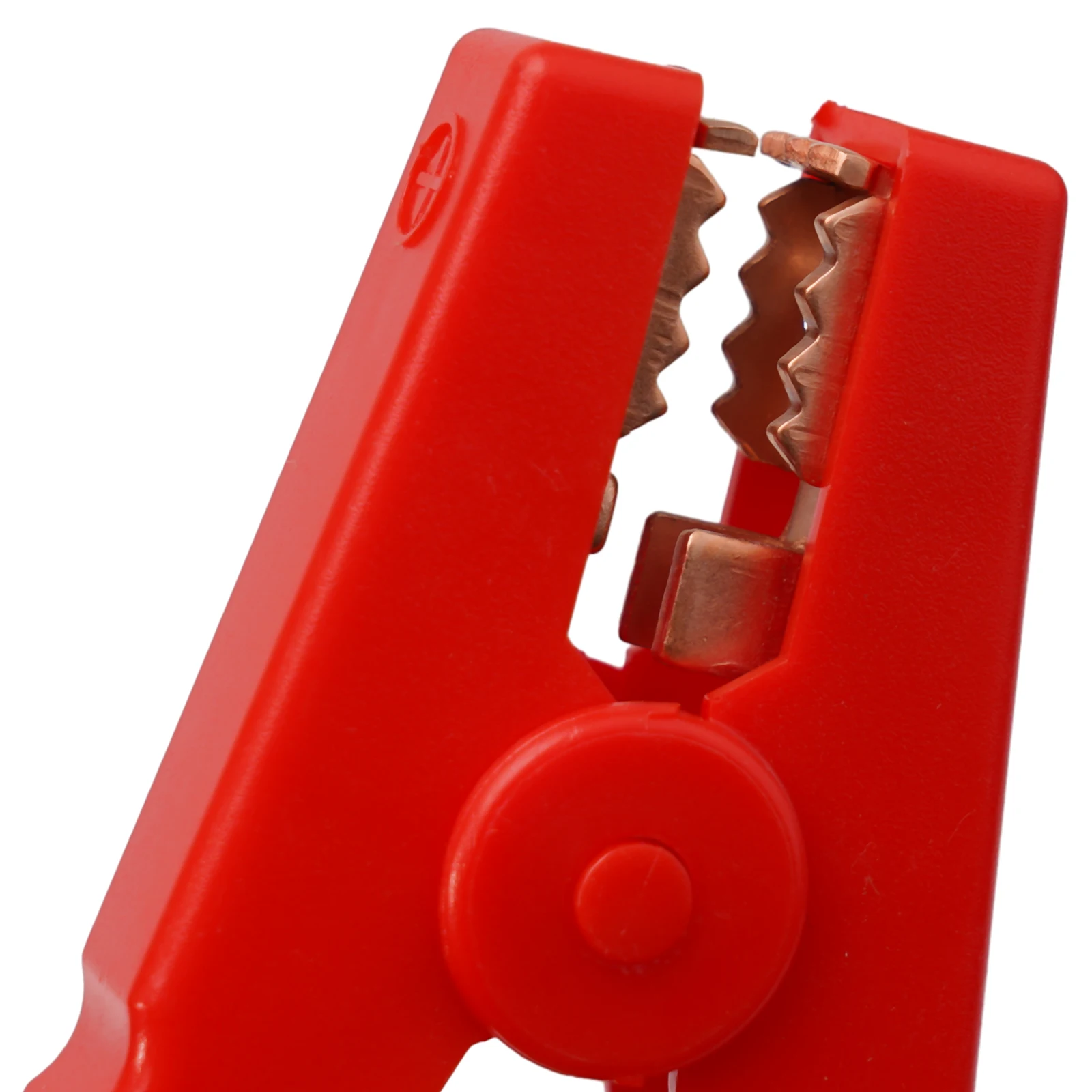 2pcs 100A Crocodile Connectors with Rugged Clamp Structure and Insulated Plastic Enclosure for General Purpose Testing