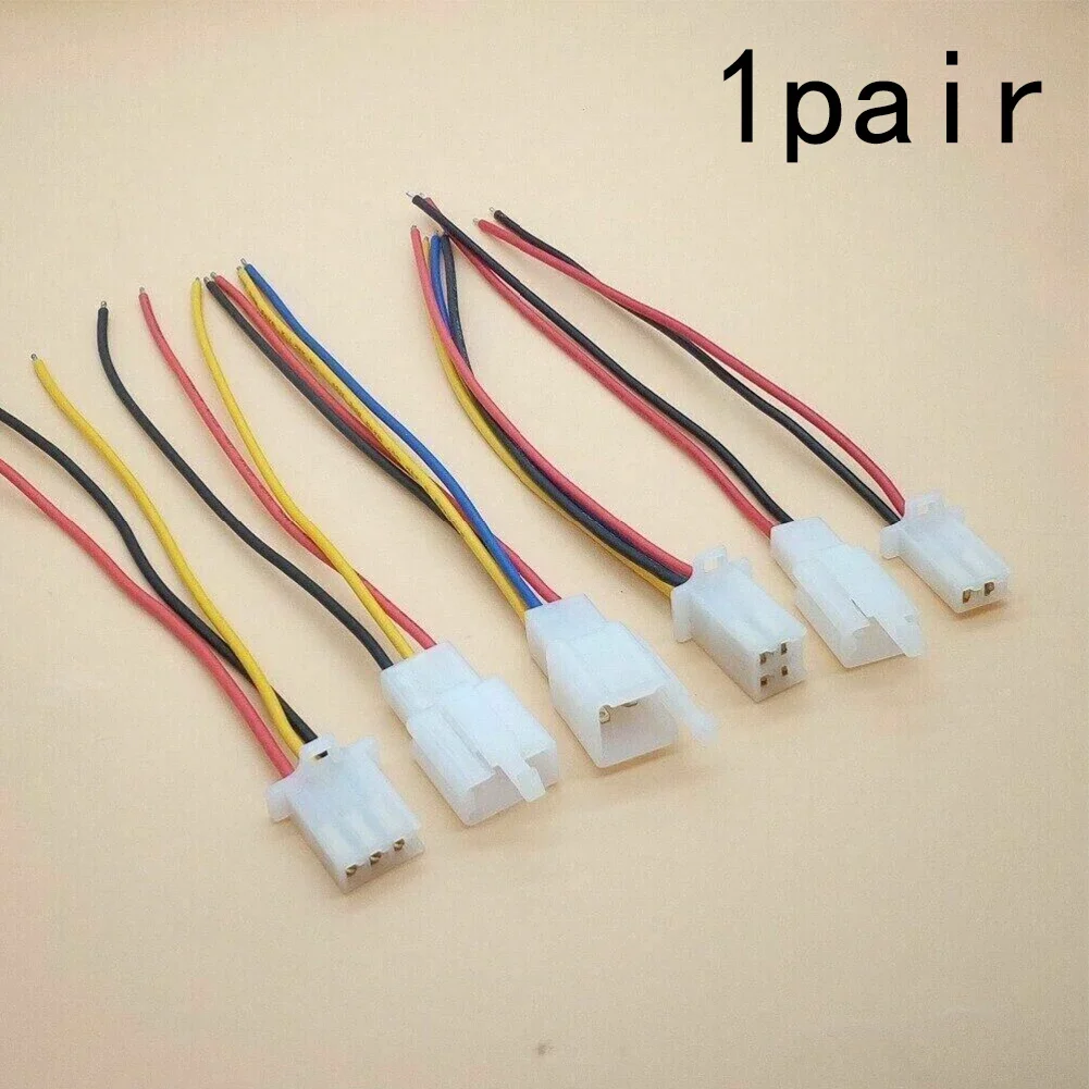 Part Car Connector Socket White + Brass 2.8MM 2/3/4 Pin Accessories Automotive Electrical Plug Motorcycle Push-In