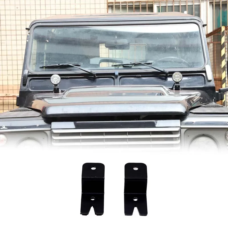 

For Land Rover Defender 90 110 2004-2018 Car Hood Searchlight LED Spotlight Bracket Trim Car Accessories (Excluding Lamps)