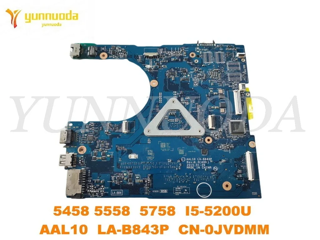 Original for Dell Inspiron 5458 5558 5758 laptop motherboard  I5-5200U  AAL10  LA-B843P  CN-0JVDMM tested good free shipping