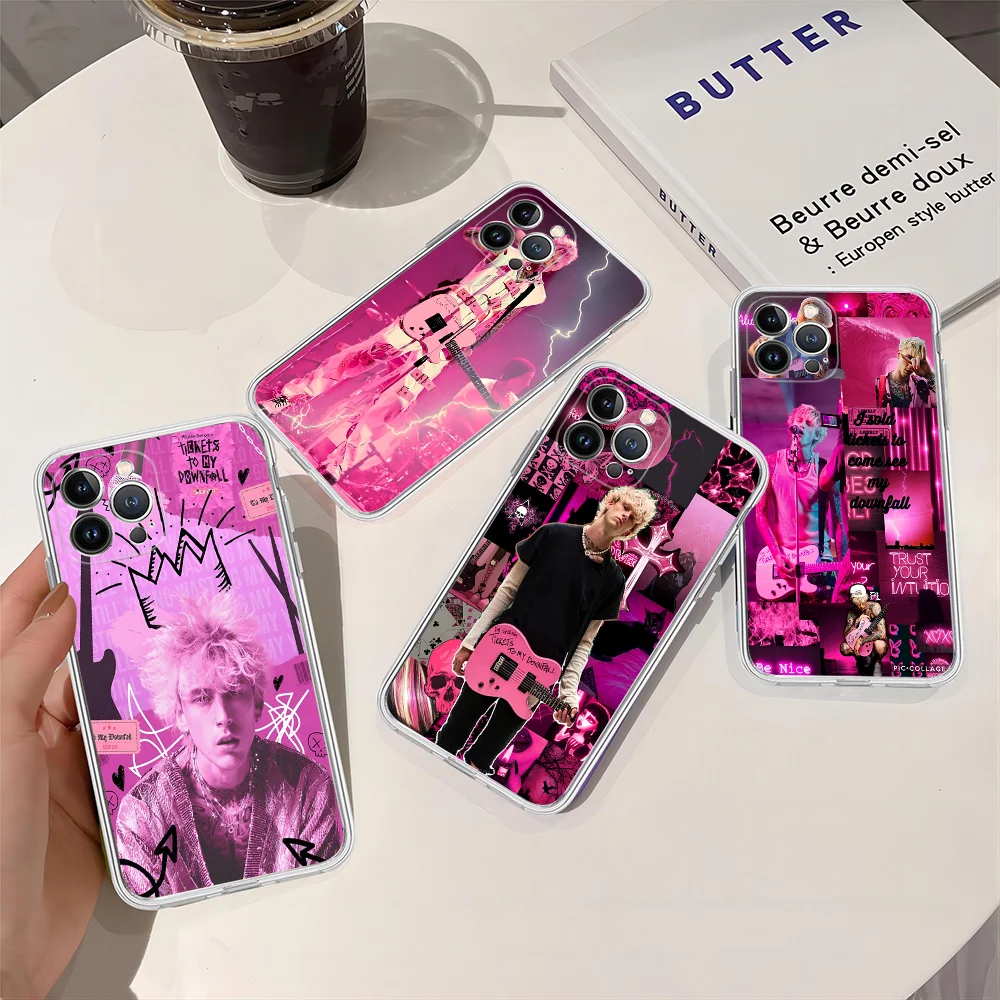 Singer M-Machine G-Gun Pink K-Kelly Cool Phone Case Silicone Soft For Iphone 16 15 14 13 12 11 Pro Mini XS MAX Plus X Cover