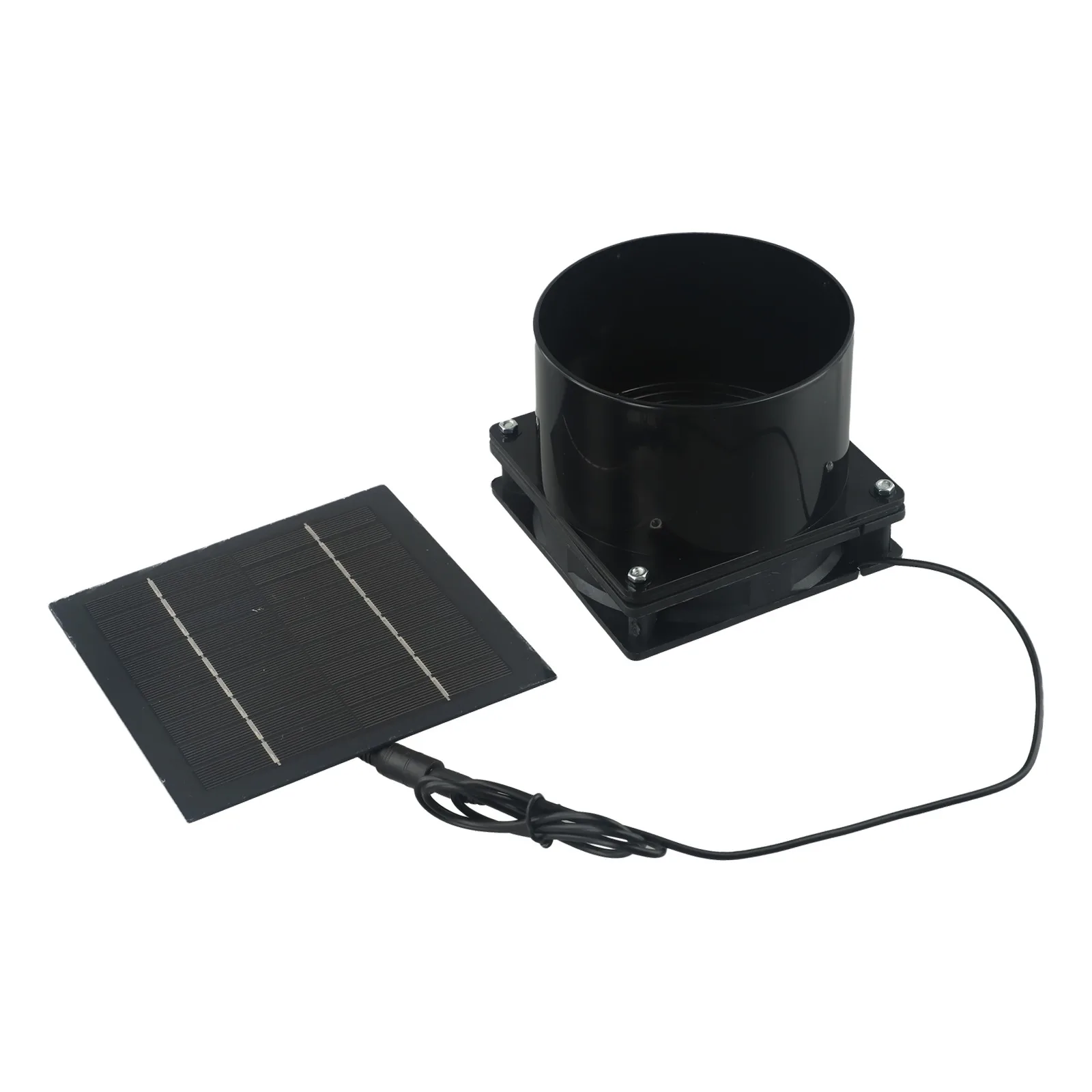 5W 6V Solar Energy Exhaust Fan Sustainable Exhaust Fan For Home RV Greenhouse Utility Solar Panel Home Improvement