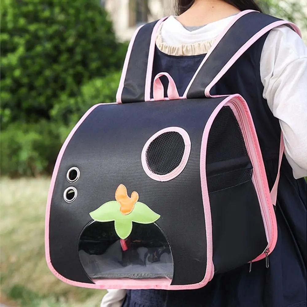 

Wear-resistant Cartoon Cat Backpack Breathable Comfortable Pet Backpack Large Capacity Foldable Dog Carrier Bag Travel