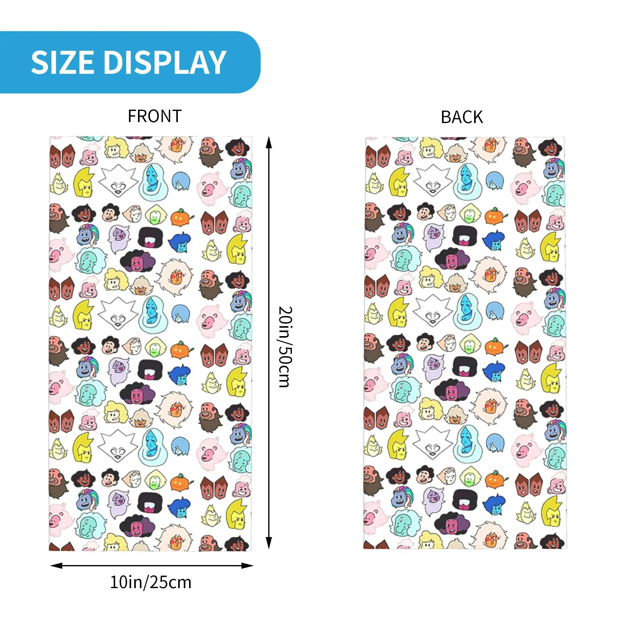 ستيفن الكون رؤساء باندانا الرقبة الجراب قناع مطبوع وشاح دافئ عقال الرياضة في الهواء الطلق للرجال النساء الكبار تنفس