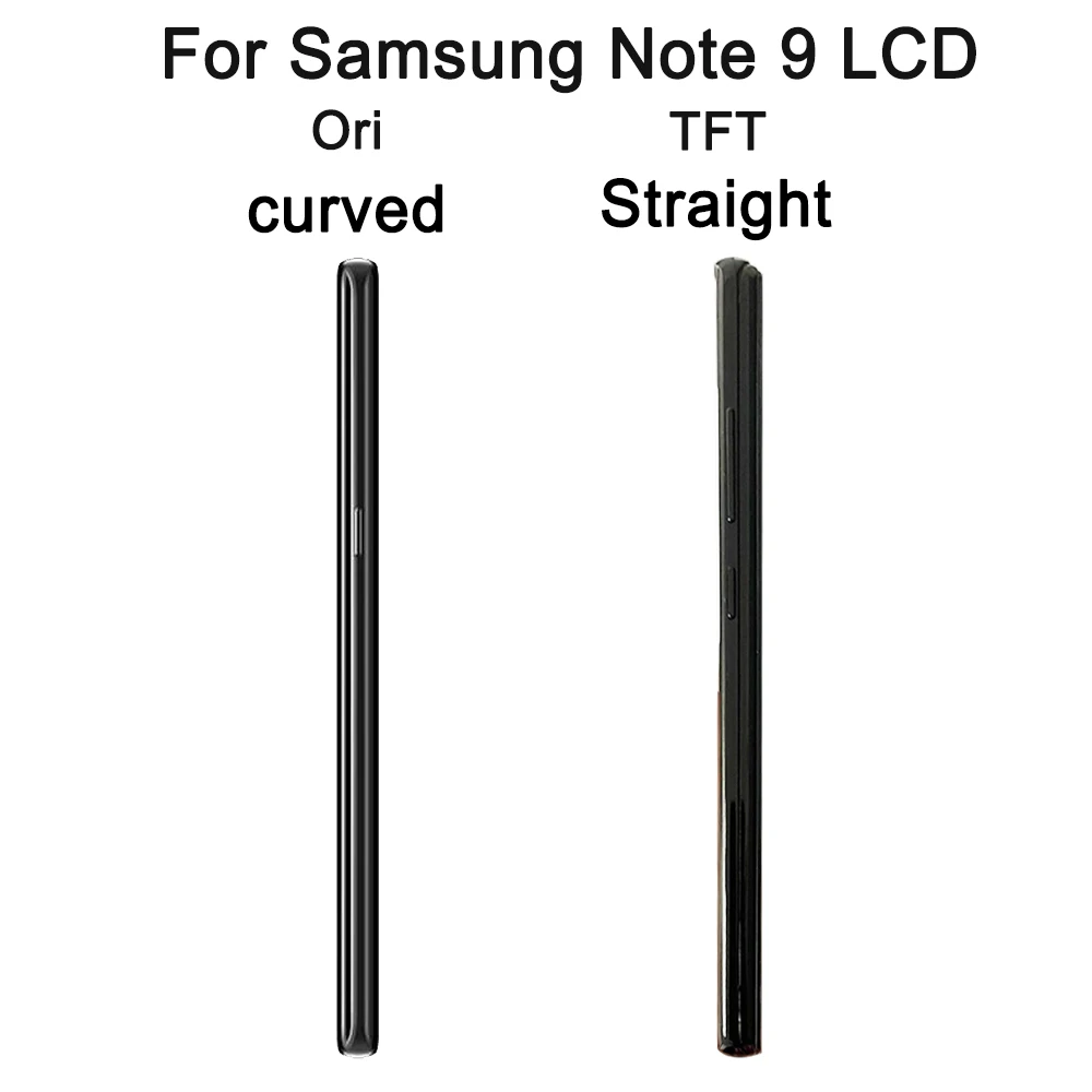 100% Test For Samsung Note9 LCD Display Touch Screen Digitizer Assembly For Samsung Note 9 N960F N960U N9600 LCD Frame