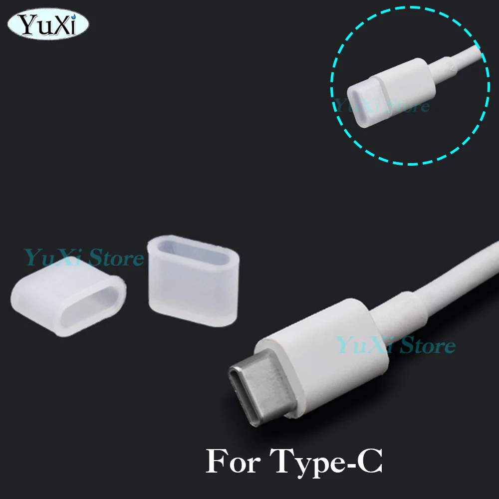 10PCS Type-C USB 3.0 Silicone Dust Plugs Phone USB Charging Port Protector Cover Micro RJ45 HDMI Anti-dust Cap 3.5MM Headphone