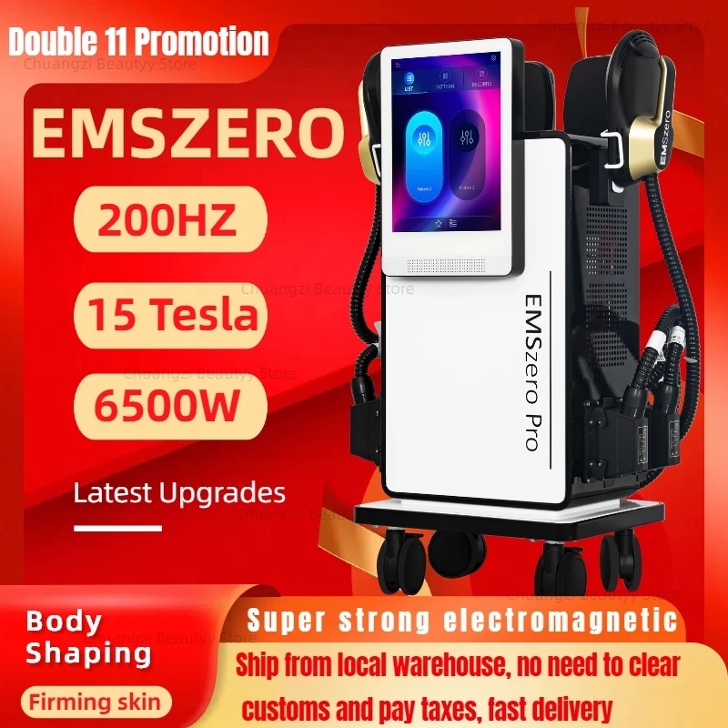 11.11 New EMS Fat Removal Profesional Salon Slimming Butt Build Weight Lose EMSzero Body Sculpt Muscle Stimulate Machine