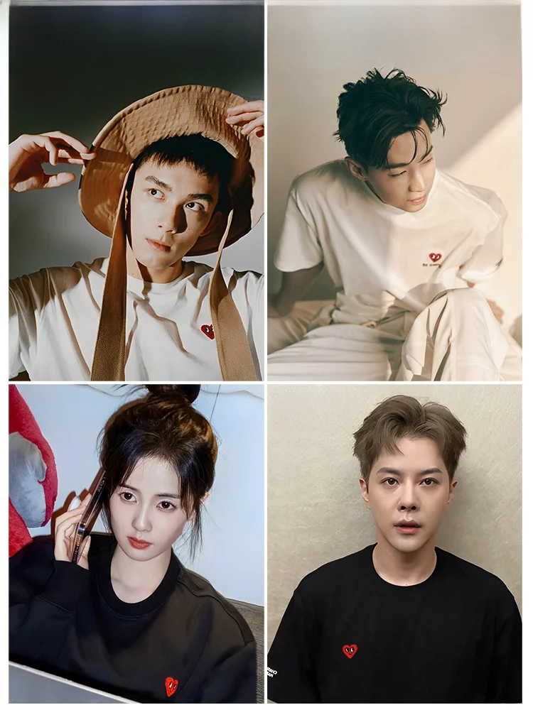 Charles Heart American Sle Thiened Algodão Jaet Masculino Feminino Inverno Quente Casacos de Fibra de Poliéster Casual Gola Flip