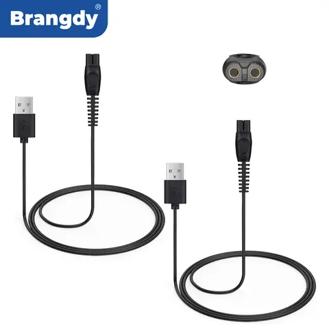 Brangdy 5V USB 충전기 코드는 Philips Norelco One Blade QP2724 QP2834 QP1424 QP1324 QP1924 QP4631 전기 면도기와 호환됩니다.