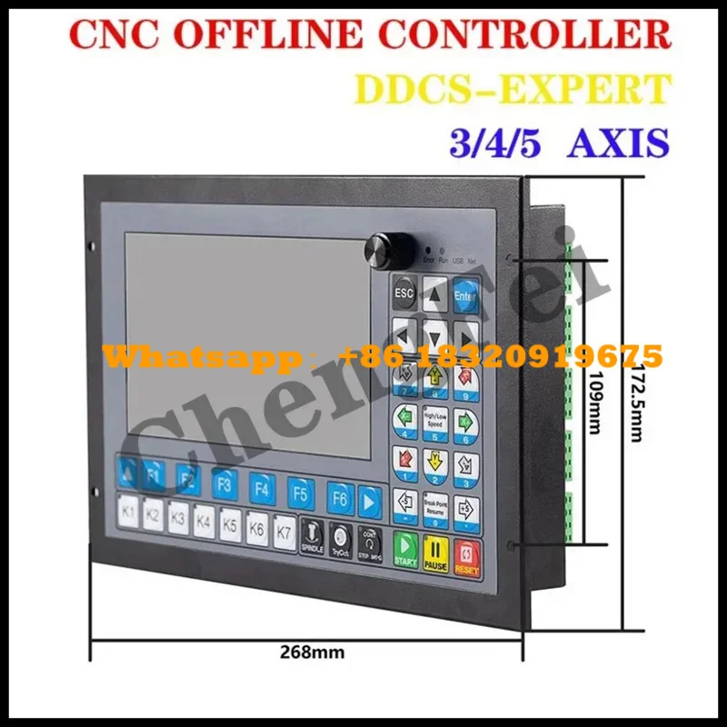 مسبار CNC Zaxis ثلاثي الأبعاد لـ V2 DDCS EXPERT M350 3axis4axis5axis وحدة تحكم غير متصلة بالإنترنت تدعم السائر ذو حلقة مغلقة ATC لاستبدال DDCSV3.1