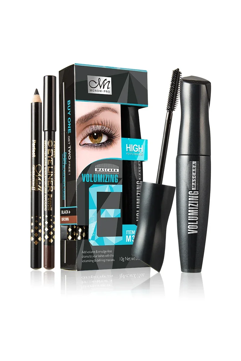 Menow Molympiques-Mascara cosmétique pour extension de cils, produit cosmétique liquide sans bavure