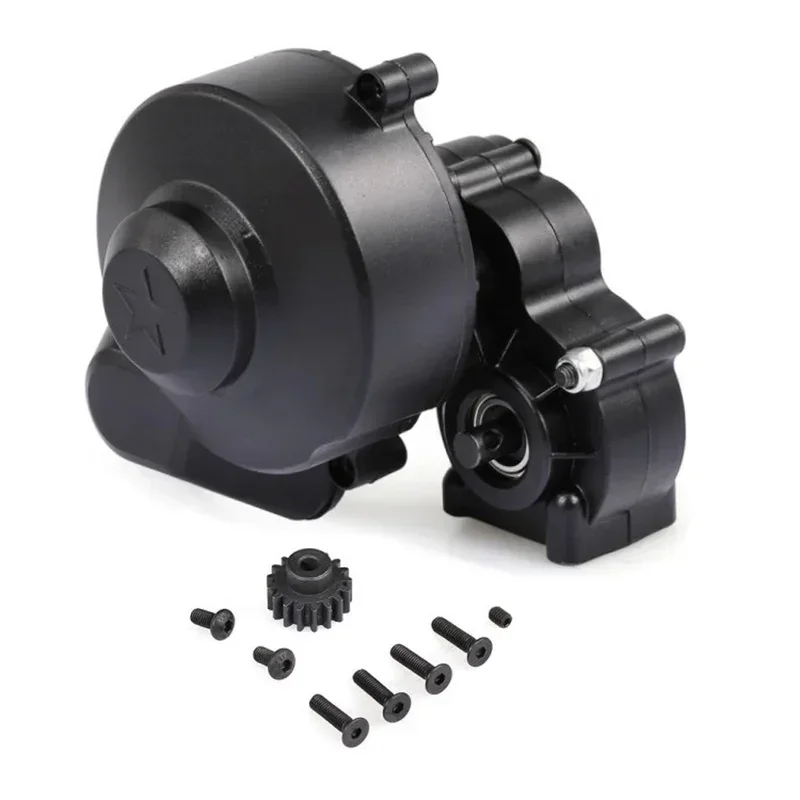 Hot Sale Plastic + Metal Complete Center Gearbox Transmission Box with Gear for Axial SCX10 / SCX10 II 90046 RC Crawler Car