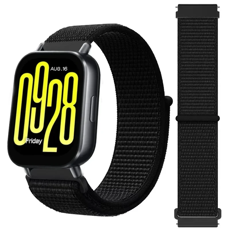 22mm 20mm Nylon Loop Strap for Redmi Watch 5 Lite Sports Breathable Comfortable Wristband Redmi Wach 5 Active Bracelet Watchband