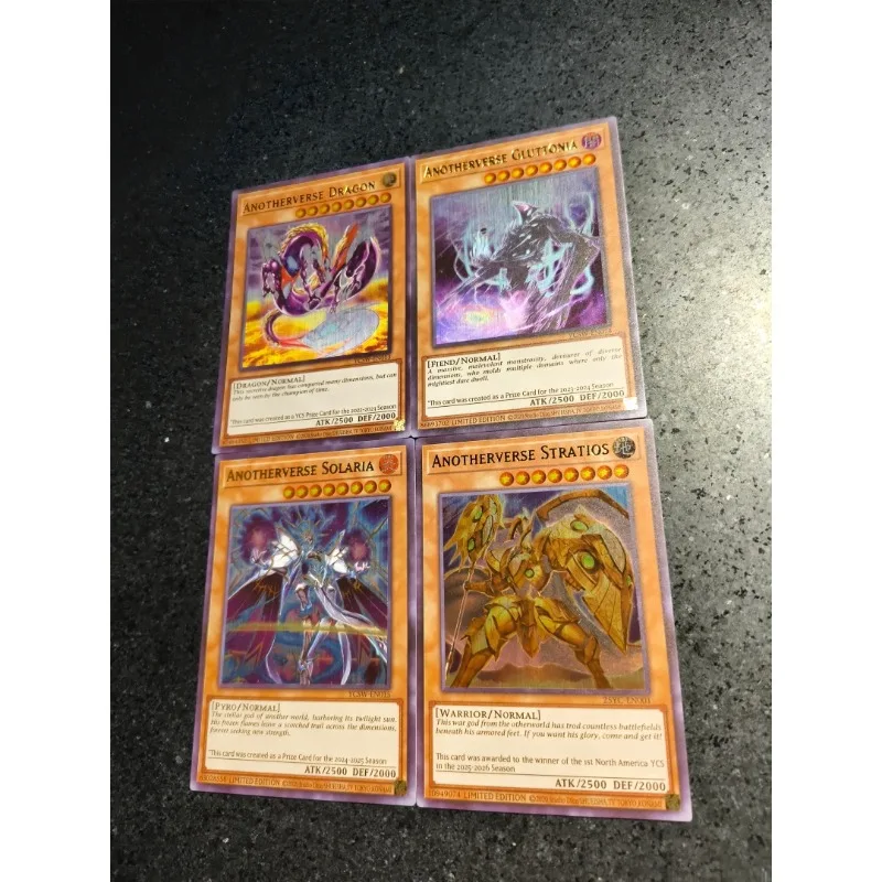 يو غي أوه! YCS سلسلة 2025 أنوثرفيرس التنين/أنوثرفيرس سولاريا لتقوم بها بنفسك لعبة جمع بطاقة أنوثيرس ستراتيوز لعبة بطاقة فلاش