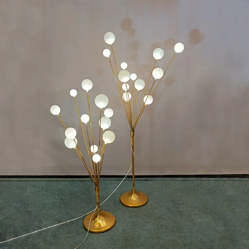 TYLA-LED Road Lead Lights para Decoração De Casamento, Golden Fruit, Tree Shape, Stage Landscape Lamp, Hall Party