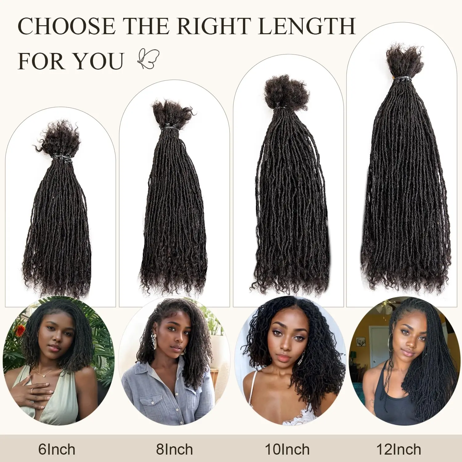 Vbeauty 2 مللي متر صغيرة اليدوية التعشيق Sisterlocks 100% شعر بشري حقيقي دائم مايكرو Locs ملحقات لينة Dreadlock