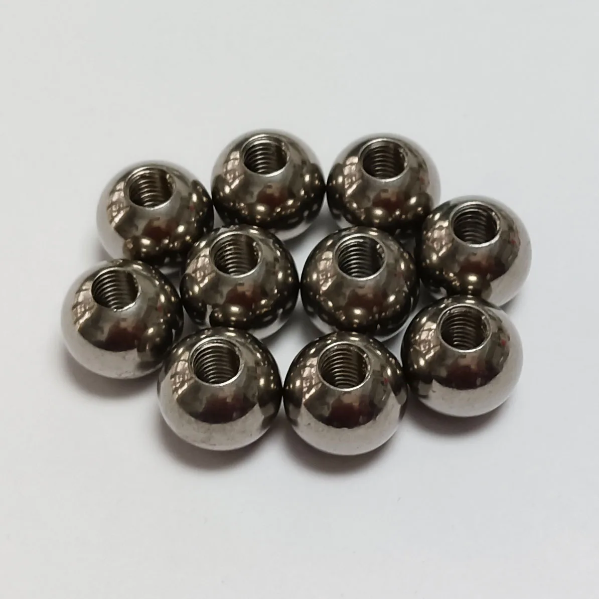 22pcs 15-M6 stainless steel threaded ball + M6-30/50/60/70mm SS elbow each 3pcs+10pcs M6-40mm SS  elbow 2pcs15-M6 POM Ball