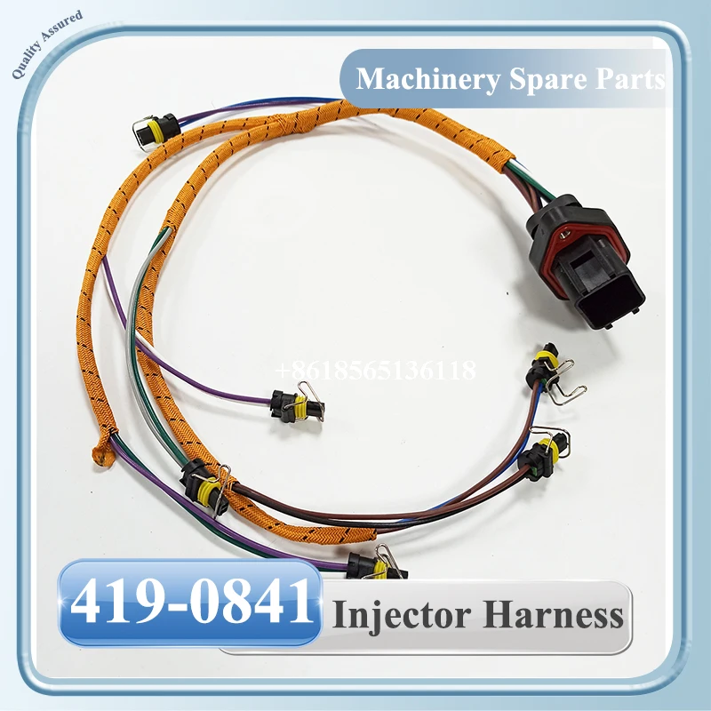 

Fuel Injector Wiring Harness 419-0841 4190841 for C9 Engine 330C 330D 336D 336D2 Excavator