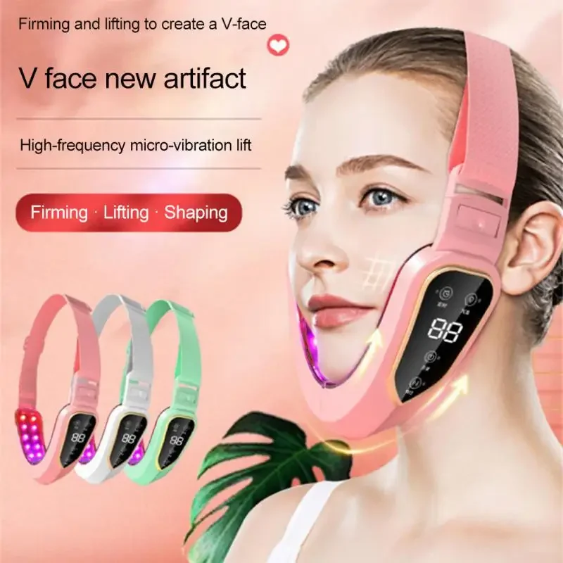 

V-Face Double Chin Eliminator Double Chin Reducer Machine Electric Face Lift Device Lifter Firming Saggy Skin Reduce Double Chin